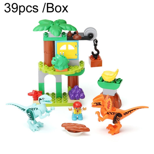 Jeu de construction de dinosaures pour enfants, gros blocs de construction, jouets à assembler pour la maison, 294 (37 pièces/boîte), A16 (39 pièces/boîte), 424 (39 pièces/boîte), A10 (49 pièces/boîte), 213 (40 pièces/boîte)