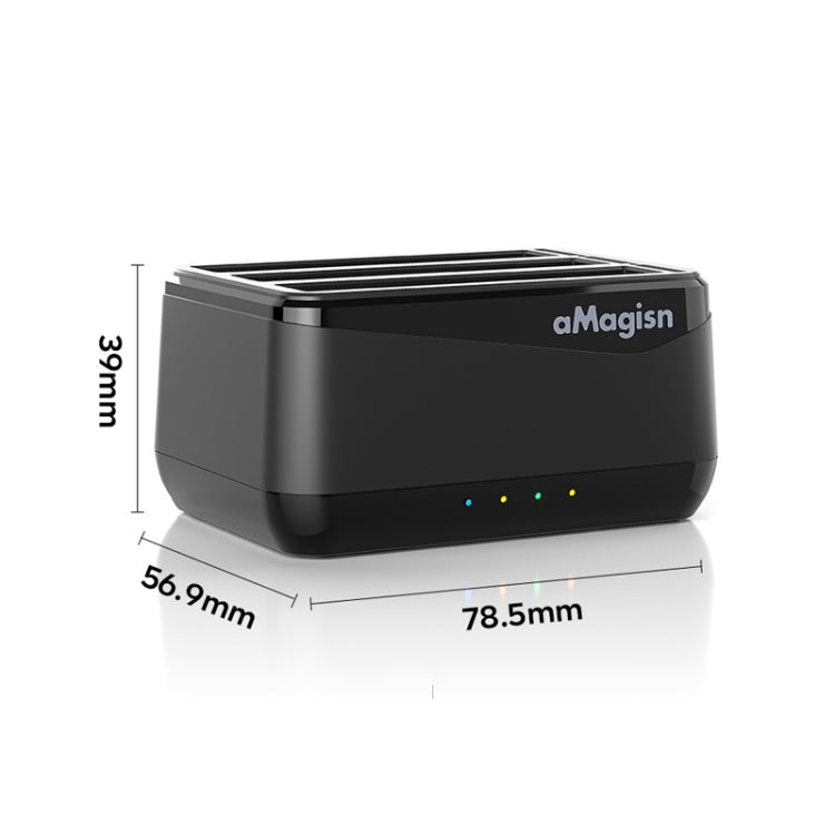 Pour Insta360 X4 AMagisn Chargeur de batterie, station de charge pour accessoires de caméra, pour Insta360 X4