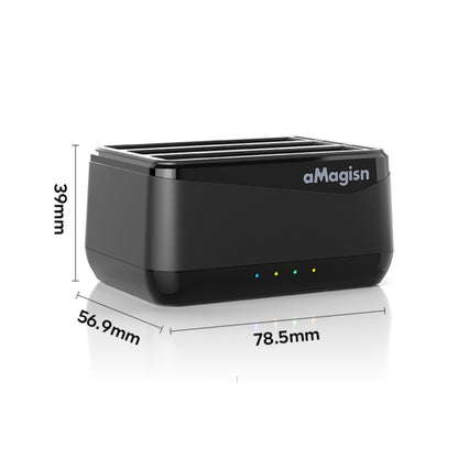 Pour Insta360 X4 AMagisn Chargeur de batterie, station de charge pour accessoires de caméra, pour Insta360 X4