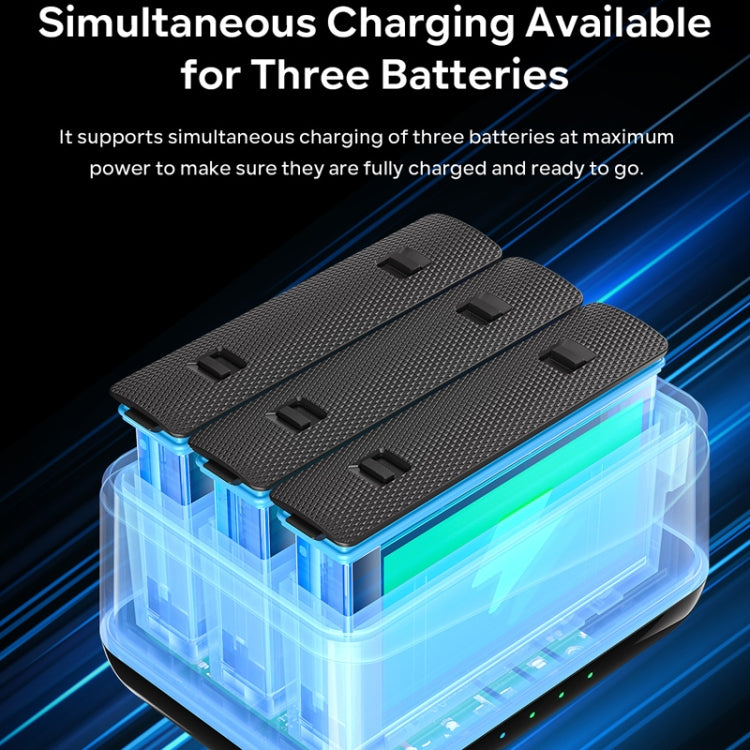 Pour Insta360 X4 AMagisn Chargeur de batterie, station de charge pour accessoires de caméra, pour Insta360 X4