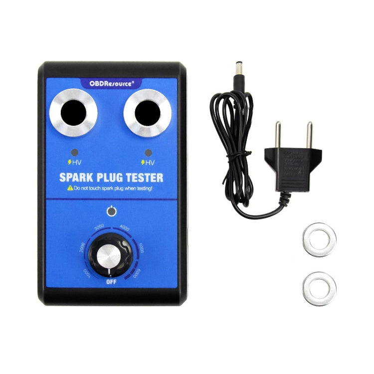 OBDResource High-Pressure Adjustable Dual-Hole Spark Plug Ignition Detector, EU Plug, US Plug