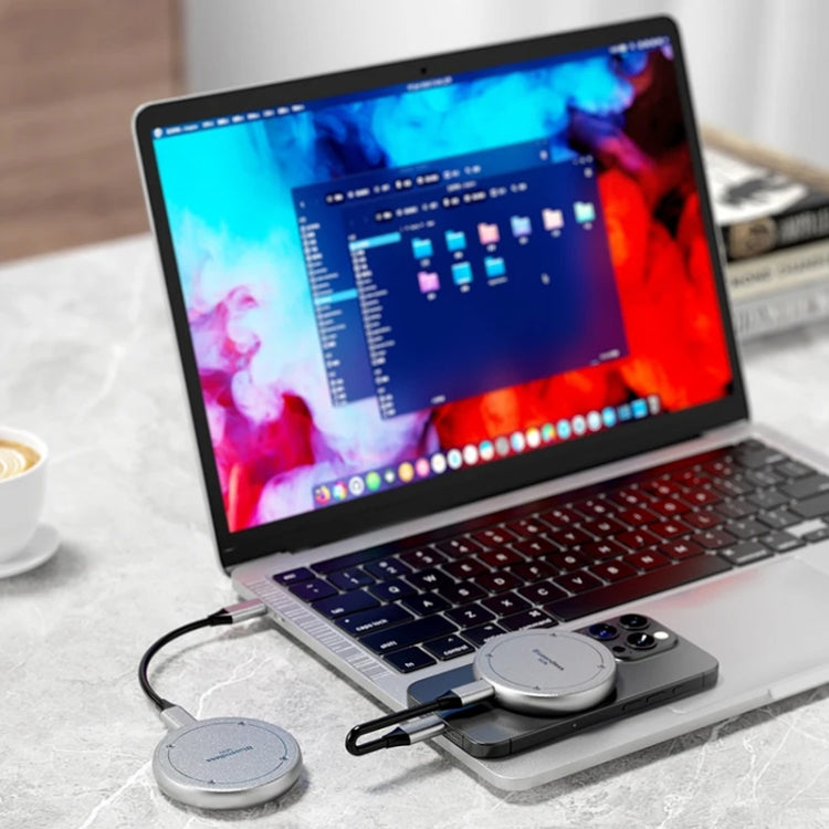 Blueendless M3N Magnetic M.2 2230 / 2242 NVMe SSD Enclosure 10Gbps Type-C USB3.1 SSD Case For Mobile Phone, M3N
