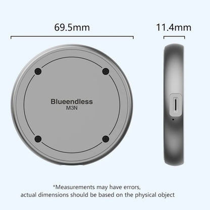 Blueendless M3N Magnetic M.2 2230 / 2242 NVMe SSD Enclosure 10Gbps Type-C USB3.1 SSD Case For Mobile Phone, M3N