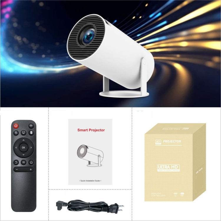 HY300 PRO Smart Projector Android 11.0 System 160 Lumen Portable Projector, EU Plug, US Plug, UK Plug, AU Plug