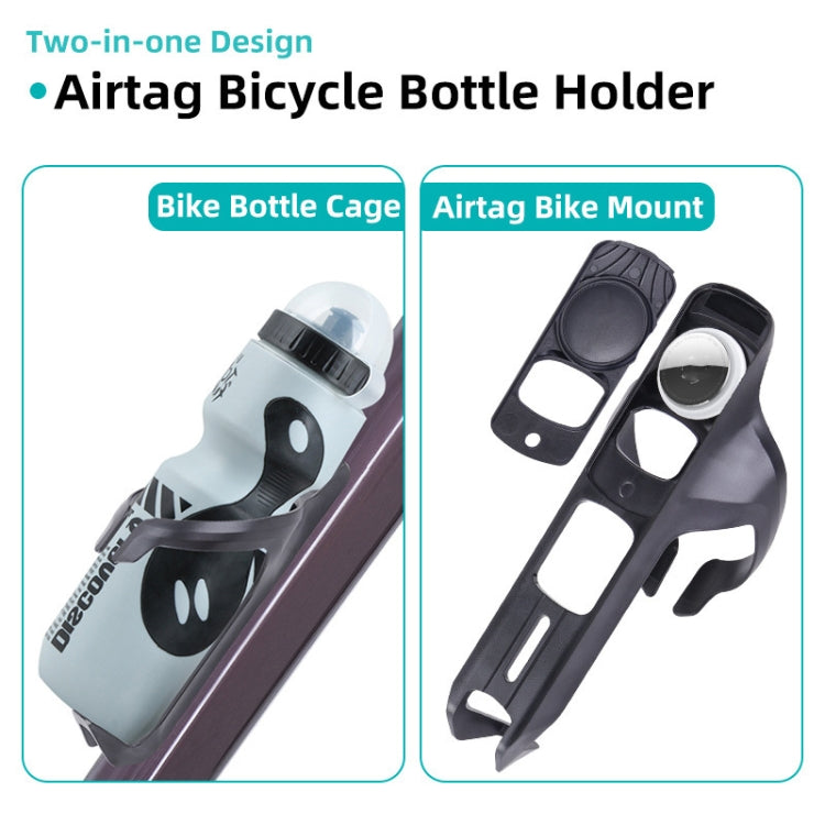 For Airtag Tracker Bike Hidden Holder With Water Bottle Cage Bicycle Bracket Mount, Bottle Cage
