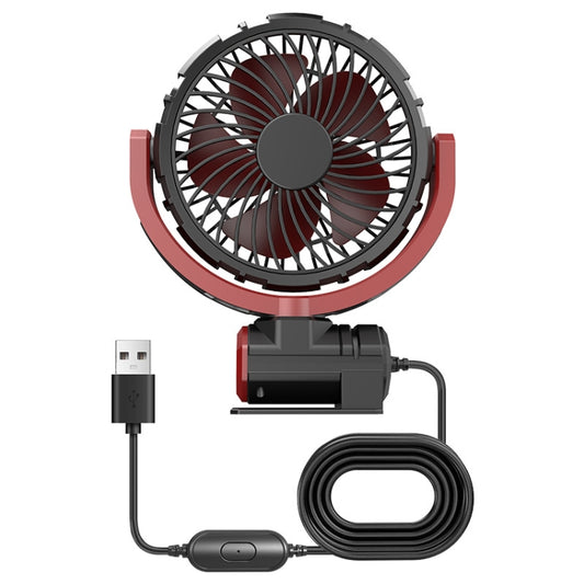 Ventilateur de voiture pliable USB à une tête pour volant, à une tête