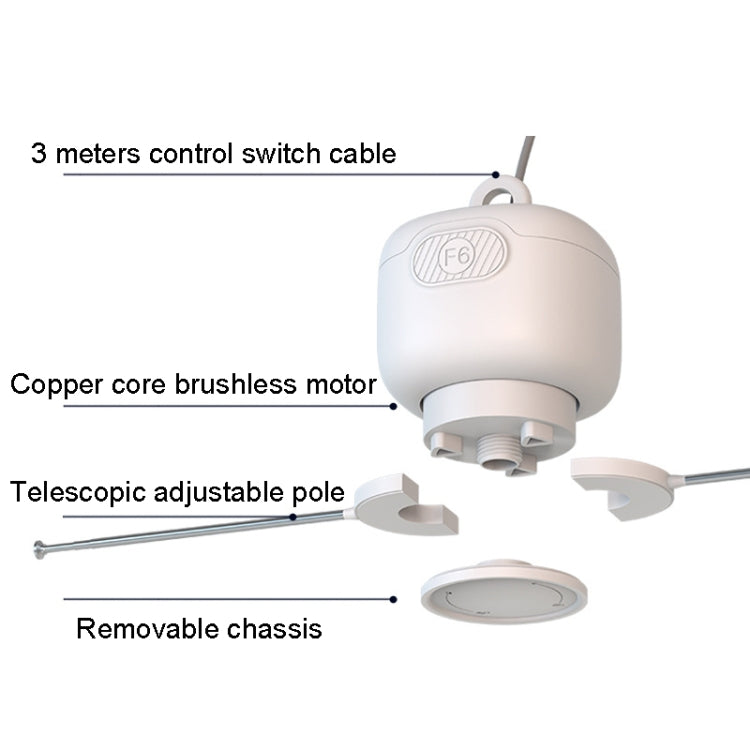 Delicatessen Fly Catching Ceiling Fan Catering Restaurant Fly Repellent Device, USB Plug-in Version