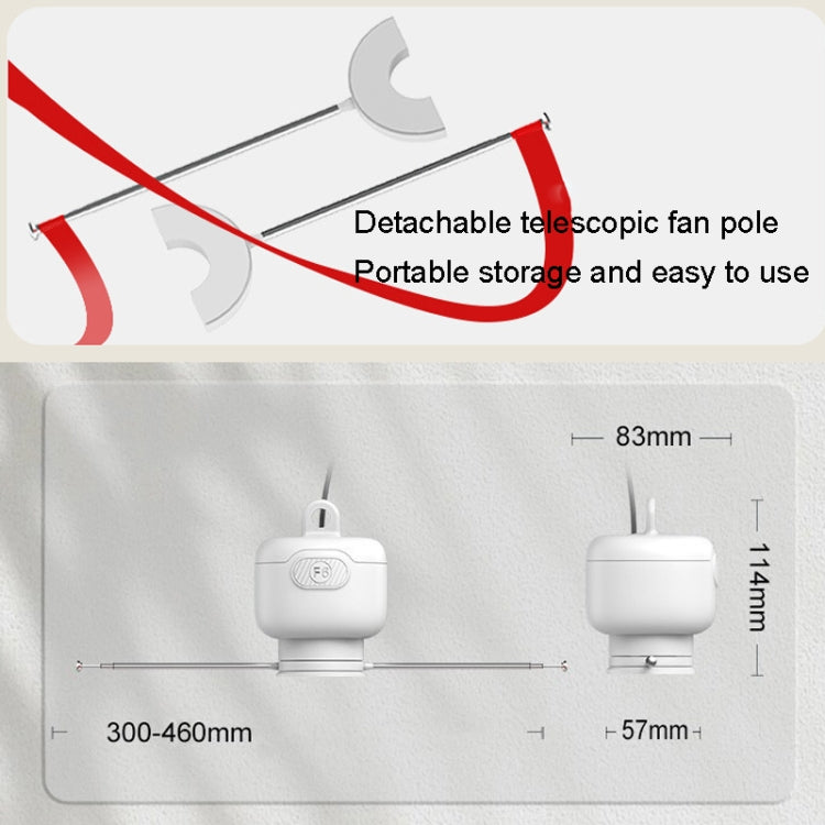 Delicatessen Fly Catching Ceiling Fan Catering Restaurant Fly Repellent Device, USB Plug-in Version