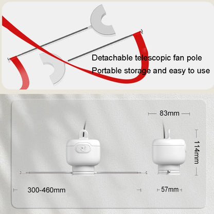 Delicatessen Fly Catching Ceiling Fan Catering Restaurant Fly Repellent Device, USB Plug-in Version