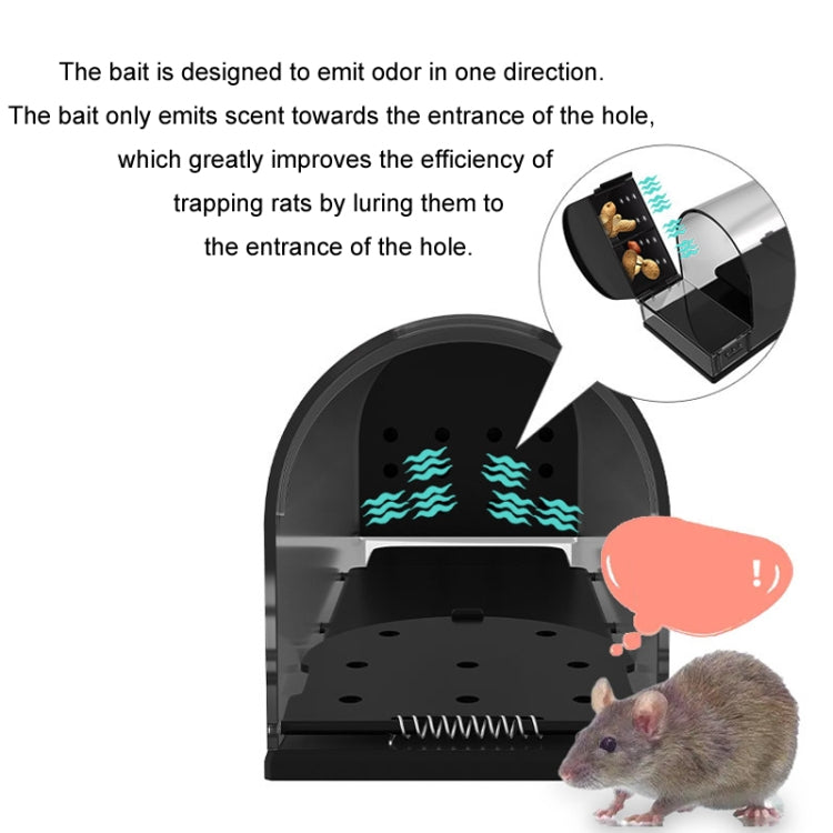 Household Transparent Plastic Highly Sensitive Automatic Pedal Mousetrap