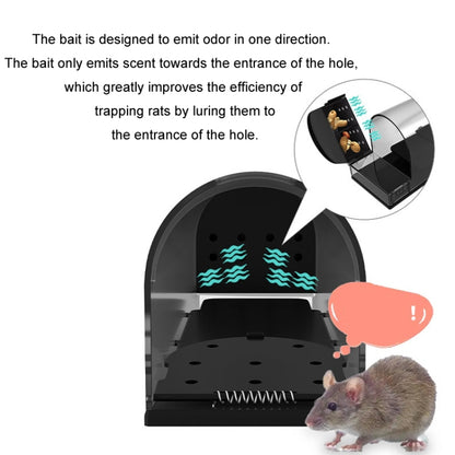 Household Transparent Plastic Highly Sensitive Automatic Pedal Mousetrap