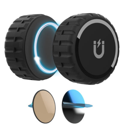 For Airtag PC High-Strength Magnetic Suction Waterproof Protective Cover, Magnetic Black