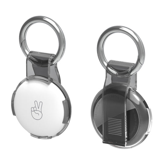 For Airtag Back Clip Keychain Locator Protective Case Anti-lost Device Cover