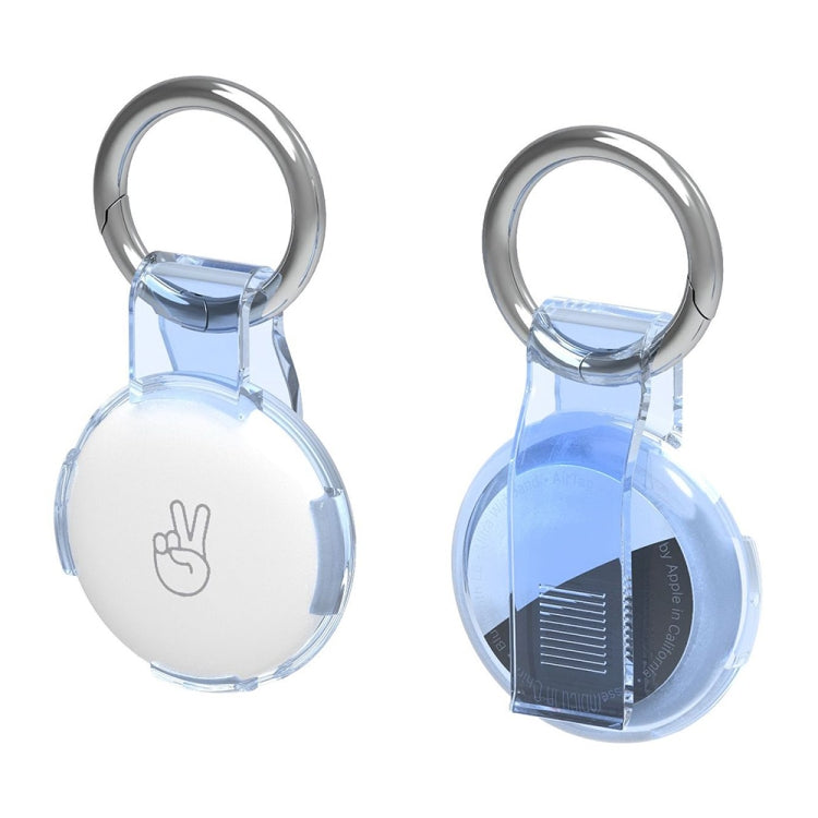For Airtag Back Clip Keychain Locator Protective Case Anti-lost Device Cover