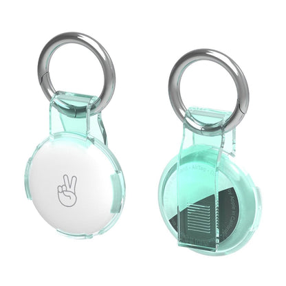 For Airtag Back Clip Keychain Locator Protective Case Anti-lost Device Cover