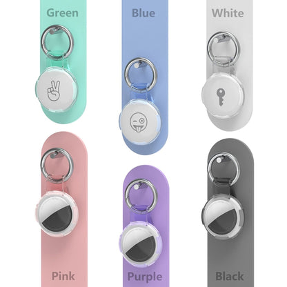 For Airtag Back Clip Keychain Locator Protective Case Anti-lost Device Cover