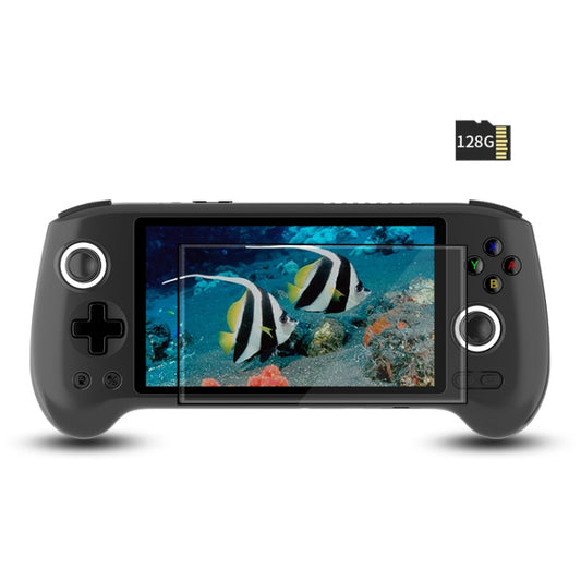 Console de jeux portable ANBERNIC RG556 Système Android 13 Écran AMOLED 5,48 pouces Joueur de jeux WIFI Bluetooth, 128 Go+128 Go, 128 Go+256 Go