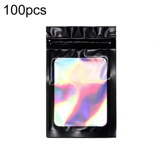 100pcs Laser Shaded Self-Sealing Bag Jewelry Closure Packaging Bags, 6 x 10cm Black, 6 x 10cm Pink, 6 x 10cm Orange, 7 x 10cm Black, 7 x 10cm Pink, 7 x 10cm Orange, 7.5 x 12cm Black, 7.5 x 12cm Pink, 7.5 x 12cm Orange, 8 x 13cm Black, 8 x 13cm Pink