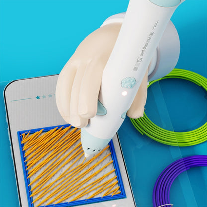 Cat Claw USB Charging Low Temperature 3D Printing Pen Children DIY Graffiti 3D Painting Pen, Mint Green, Sakura Pink