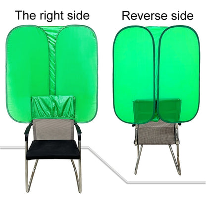 Live E-sports Double-sided Background Cutout Green Screen For Chair
