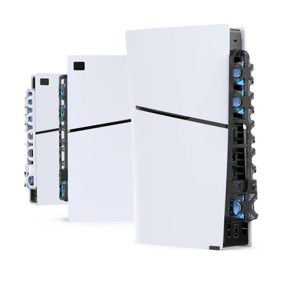 For PS5 Slim DOBE TP5-3538 Host Rear Blu-ray Fan Thermal Cooling Fan, DOBE TP5-3538 (White), DOBE TP5-3538 (Black)