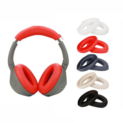 For Sony ULT Wear WH-Ult900N Headset 1pair Silicone Ear Pads Cushion Cover, Ear Pads Beige, Ear Pads Black, Ear Pads White, Ear Pads Red, Ear Pads Deep Blue