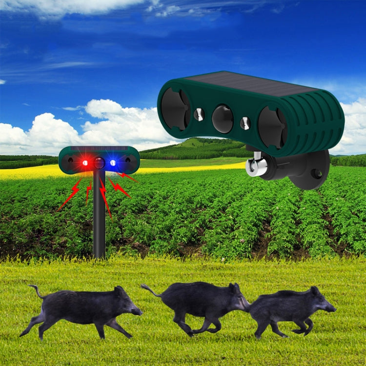 N911W Solar Powered Mouse Repeller Alarm Infrared Sensor Animal Repellent