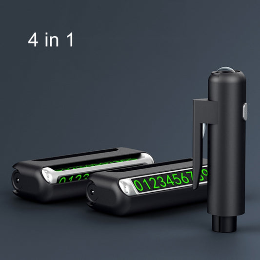 Car Safety Hammer Car Escape Device Temporary Parking Number Plate