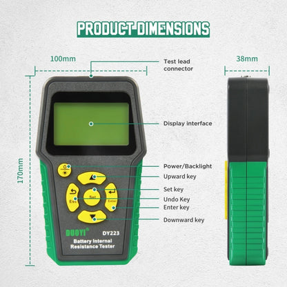 DUOYI DY223 Electrical Vehicle Voltage Testing And Fault Diagnostic Instrument