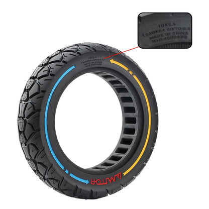 AIMITE 10 x 2.5 45 Card 250 x 64 60/70-6.5 Electric Scooter Universal Solid Tire, Colorful