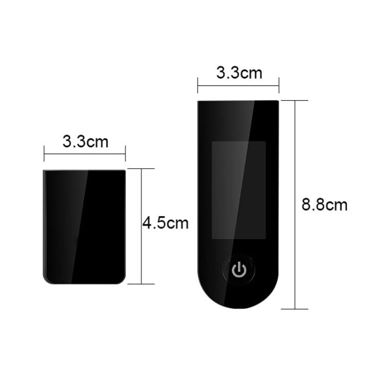Couvercle de surface d'instrument avec panneau d'affichage à colle double face Accessoires de scooter électrique, Pour Xiaomi M365 Pro, Pour Xiaomi M365