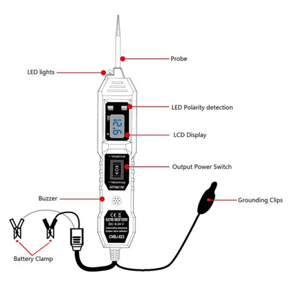 Vehicle Circuit Diode Tester Multifunctional Drive Detectors, MZ-823