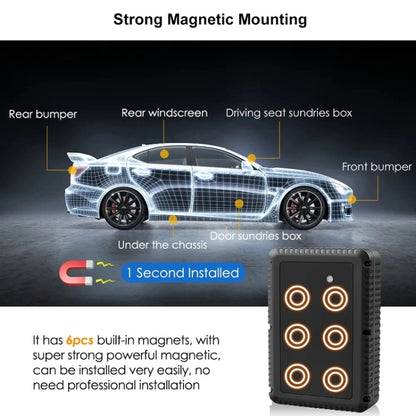 TKSTAR TK915 4G Quad Frequency Locator Car Anti-Theft GPS Tracker, 4G