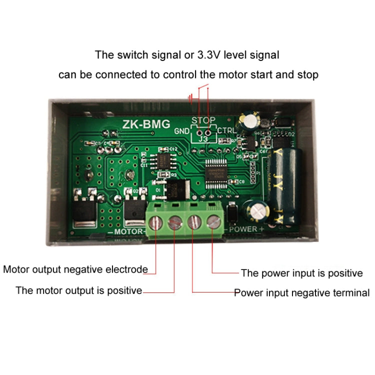 9-60V/12A/500W PWM Motor Fan DC Motor Speed Controller, 500W