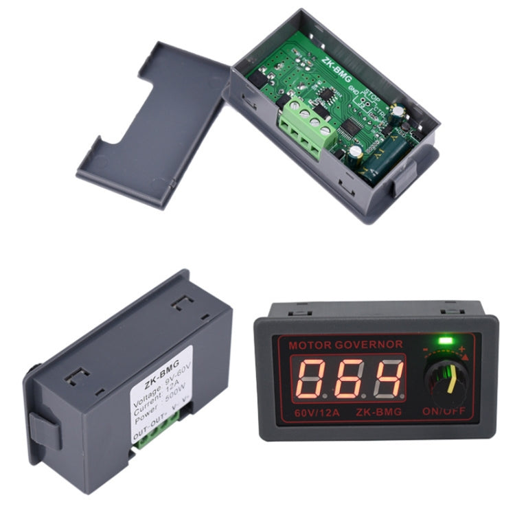 9-60V/12A/500W PWM Motor Fan DC Motor Speed Controller, 500W