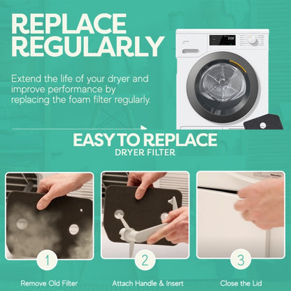For Miele T1  9164761 Heat Pump Tumble Dryer Filter Replacement, 9164761