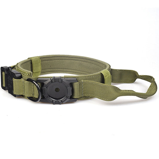For AirTag Locator Nylon Adjustable Anti-Breakaway Collar, S, M, L, XL