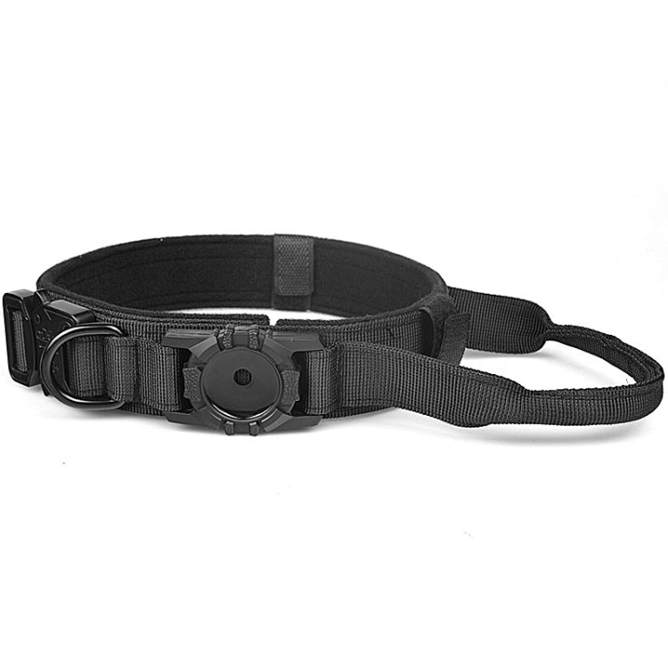 For AirTag Locator Nylon Adjustable Anti-Breakaway Collar, S, M, L, XL