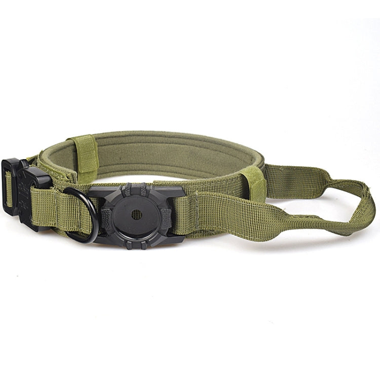 For AirTag 2nd Gen / AirTag 1st Gen Locator Nylon Adjustable Anti-Breakaway Collar, M, L, XL, S