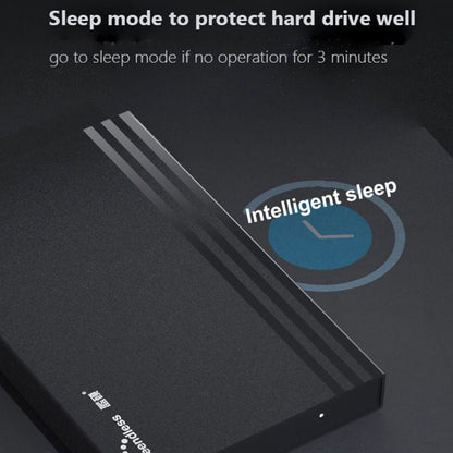 Blueendless MR23S 2.5-inch SATA Mobile Hard Disk Enclosure Tool-free Laptop External SSD, USB3.0, Type-C