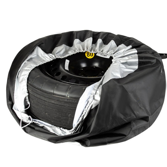 Funda protectora para neumáticos de coche, impermeable y resistente a la suciedad, de tela Oxford 210D, 65 x 37 cm, 80 x 47 cm (4 unidades)