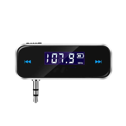 FM-01 Mini émetteur FM audio 3,5 mm pour lecteur MP3 sans fil de voiture, FM-01