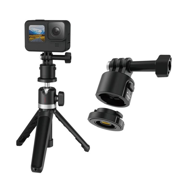 TELESIN CQM-001 Universal Magnetic Quick Release Adapter Kit For Sports Cameras, Magnetic Quick Release Adapter Kit