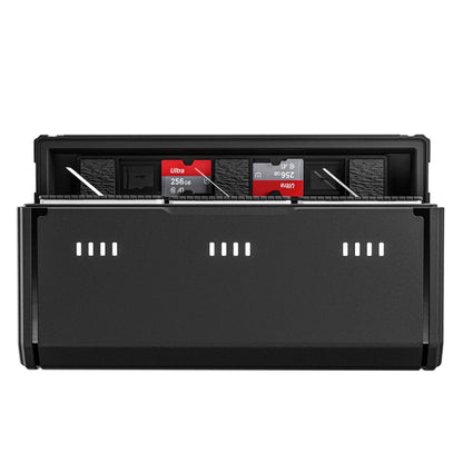TELESIN GP-HPB-012 Pocket Multifunctional Storage Charging Box For GoPro HERO12 Black / HERO11 Black / HERO10 Black / HERO9 Black, GP-HPB-012