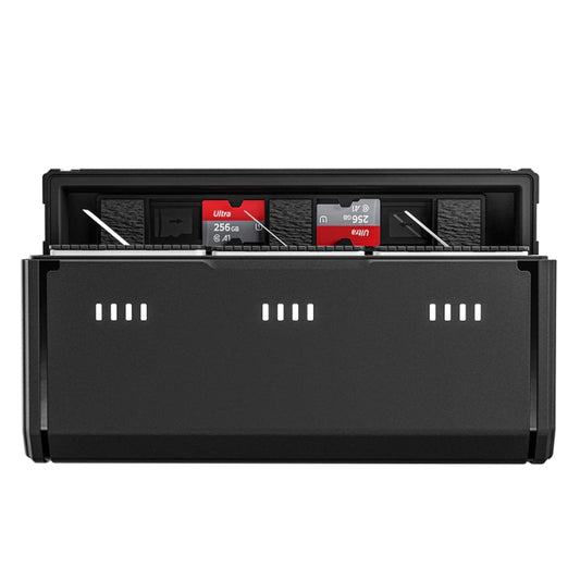 TELESIN GP-HPB-012 Pocket Multifunctional Storage Charging Box For GoPro HERO12 Black / HERO11 Black / HERO10 Black / HERO9 Black, GP-HPB-012