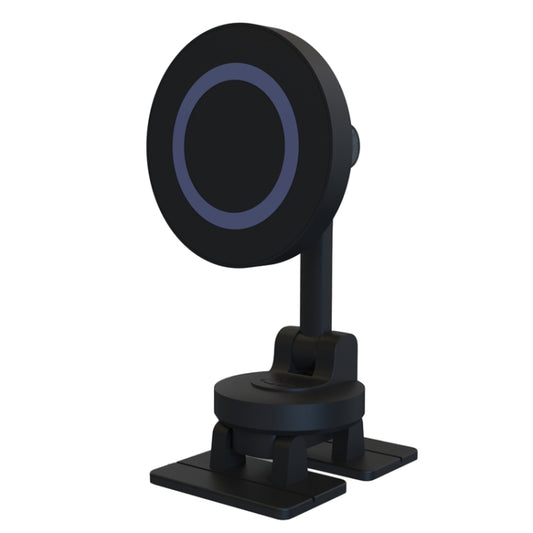 Support de Téléphone de Voiture Magnétique Rotatif à 360° pour Console Centrale, Support de Navigation Automobile en Alliage de Zinc, Support Magnétique