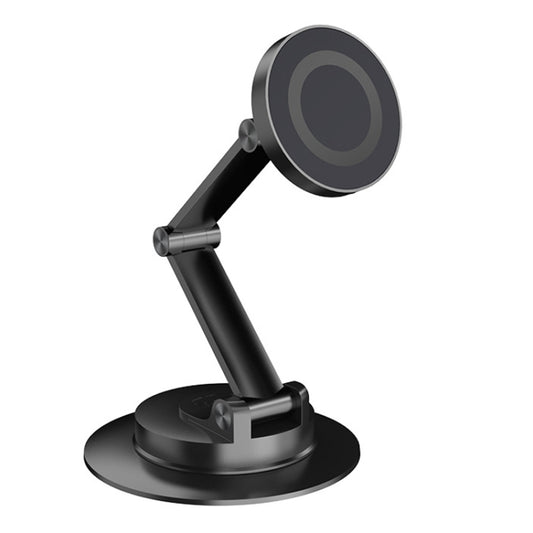 Support de téléphone portable magnétique rotatif à 360° pour voiture Magsafe en métal, support de navigation pliable pour voiture, support magnétique pliable