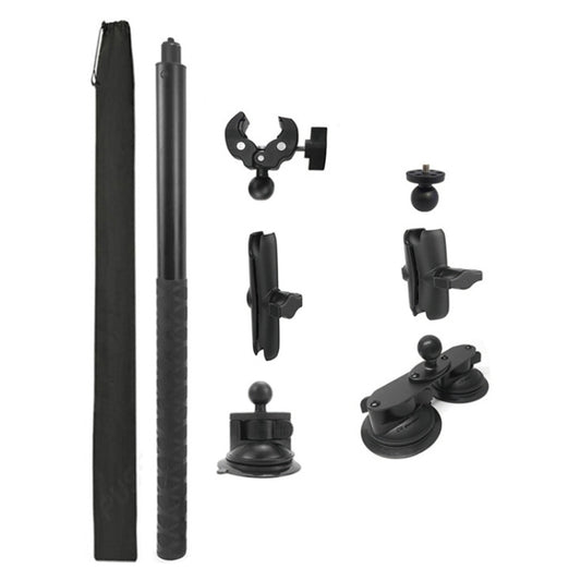 Pour Insta 360 ONE X / X2 / X3 / X4 Support de perche à selfie à ventouse pour toit de voiture, Set 1, Set 2, Set 3, Set 4