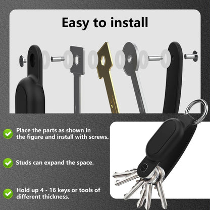 For Samsung Galaxy SmartTag2 Tracker Case Keychain with Key Ring
