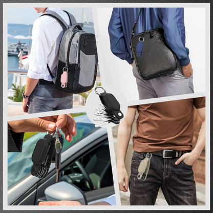 For Samsung Galaxy SmartTag2 Tracker Case Keychain with Key Ring